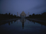Night View of the Famous Taj Mahal
