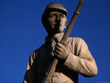 Statue of a Soldier Holding a Rifle at the Antietam National Battlefield