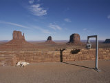 View of Monument Valley Taken from the Visitors Center