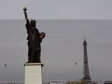 A View of a Bronze Replica of Bartholdis Statue of Liberty