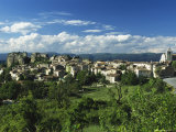 A Small Village Huddles Around a Ruined Castle in Provence