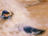 Kayaker Running the Rapids
