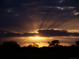 Sunset over Kruger National Park