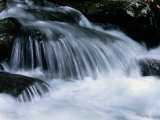 Close View of a Small Waterfall
