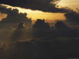 Sunset with Heavy Clouds from the Summit of Mount Kinabalu