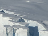 An Aerial View of a Glacier
