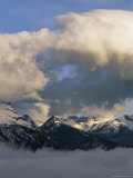 Clouds Hover Above and Below Heavens Peak