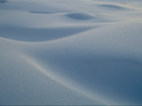 A Close View of a Snowdrift Formation