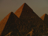 The Pyramids of Giza in the Late Afternoon Light