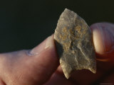 A Stone Arrow Point Found at Arch Lake Archeological Site