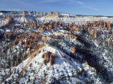 Panoramic View over Bryce Canyon National Park in Winter