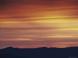 Clouds Streaked with Light from the Setting Sun