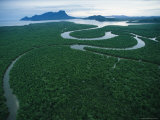 Aerial View of the Salak River