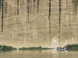 A Raft Floats on the Lazy Sections of the Yampa River