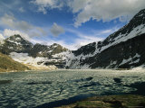 An Ice Covered Lake in Yoho National Park