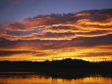 Sunset is Reflected in the Mackenzie River