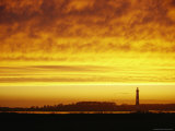 Pea Island Lighthouse at Dusk