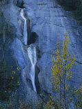 Scenic View of a Waterfall Streaming over a Cliff Face