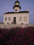 Early Morning Light on Old Point Loma Lighthouse in San Diego  California