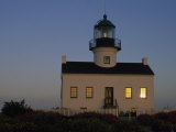 The Morning Sunrise on Old Point Loma Lighthouse  San Diego  California