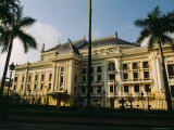The Hanoi Opera House and Palm Trees