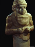 A Sumerian Carved Figurine Dating from 3000 BC