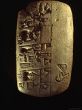 A Description of Commodities Written in Cuneiform on a Mesopotamian Clay Tablet