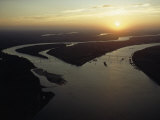 The Confluence of the Ohio and Mississippi Rivers  Cairo  Illinois