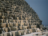 A Close View of the Base of the Great Pyramid of Cheops