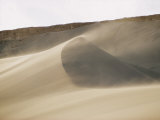 Wind Whips Sand Across a Dune
