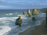 Rocks Jut out from the Sea