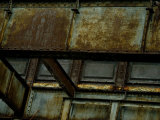 Rusted Steel Support Structure