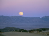 The Moon Rises over the Amargosa Mountains in Death Valley National Monument