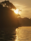 A Twilight View Along a Shoreline
