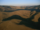 Aerial View of Arid Rocky Mountains