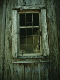 A Window in a Weathered Building