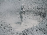 Bubbling Mud Pot  Pocket Basin  Yellowstone National Park  Wyoming