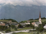 View of a Picturesque Austrian Village Near Innsbruck