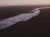 Aerial of the Buffalo River in the Ozark Mountains