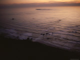 The Sun Sets over the Pacific Ocean Near Queets River