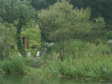 Ivy-Covered Cottage with Garden Along the Canal Du Nivernais