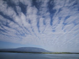 Clouds Stretch out in Long  Thin Lines Above the Galapagos Islands