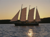 A Ship Cuts Through the Waters of Lake Superior
