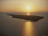 An Aerial Shot of One of the Apostle Islands