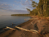 A View of the Shoreline in the Apostle Islands