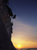 Cliff Silhouette at Sunset  Jasmund National Park  Germany
