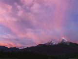 Watzmann Massif  Twilight  Berchtesgaden National Park  Germany