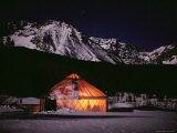A Warm Glow Comes from the Dutchers Tent at Night