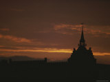 A Twilight View of a Venice Rooftop