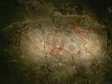 A Detail of a Mayan Mural Featuring the Corn God